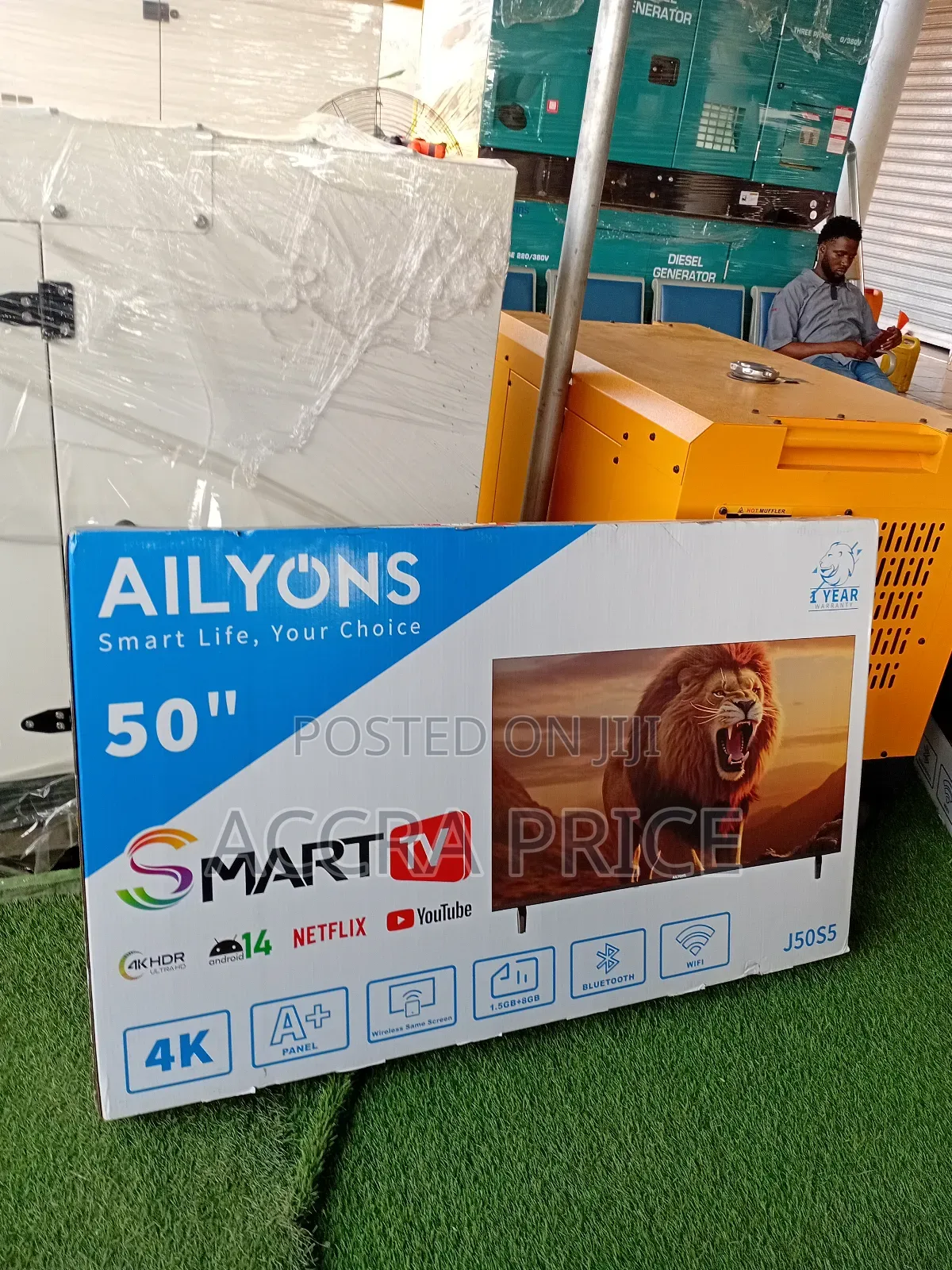 You're Story on Screen Ailyons 50inches Smart Television