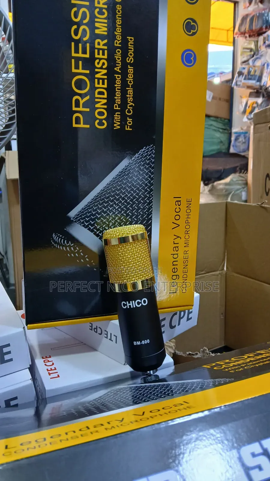 Chico Bm-800 Professional Condenser Microphone – Studio Quality