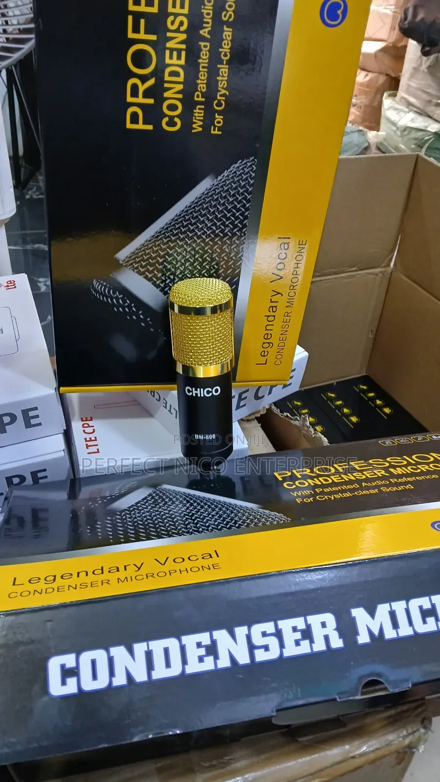 Chico Bm-800 Professional Condenser Microphone – Studio Quality