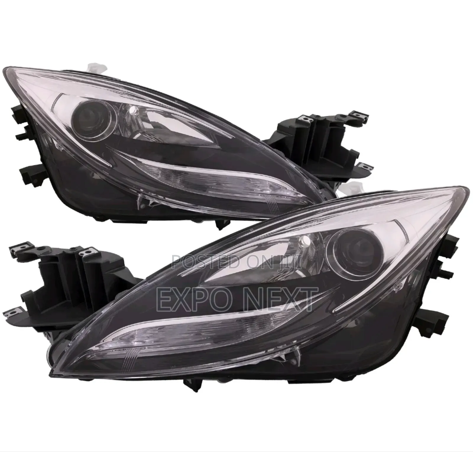 Headlights Set Halogen Capa Pair For 2011-2013 Mazda 6