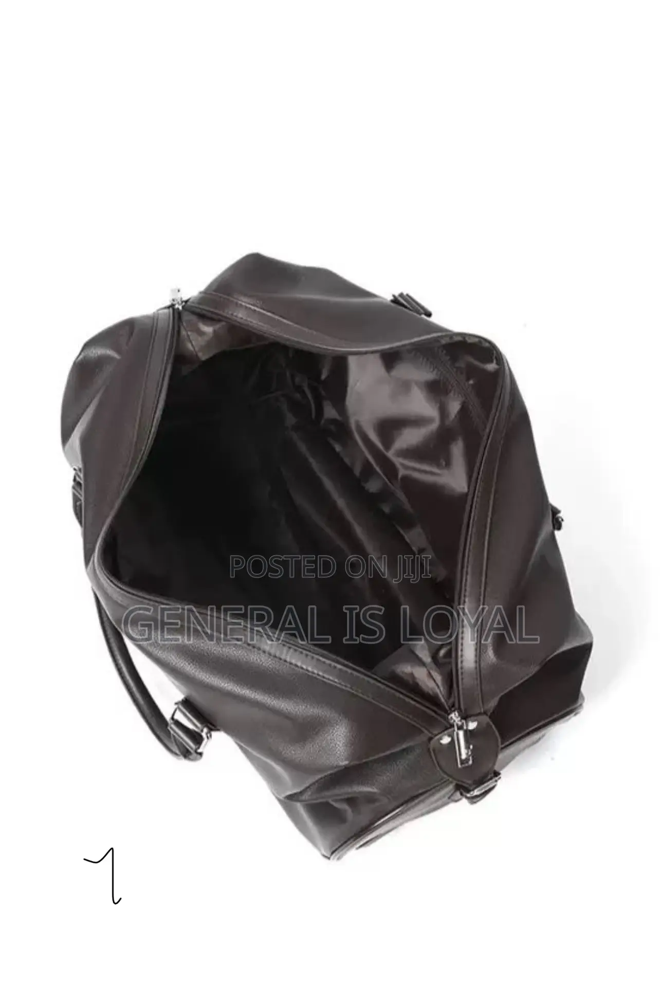 Genuinely Leather Duffel Trolley Bag