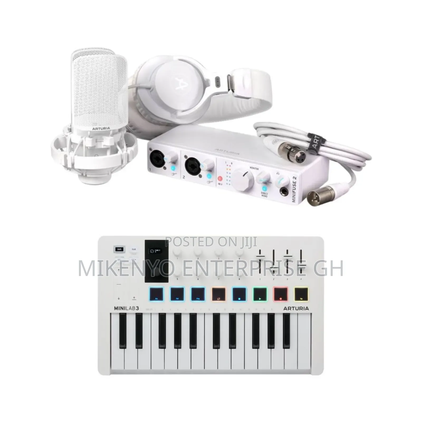 Minifuse Recording Bundle Wh + Minilab Mk3 Wh