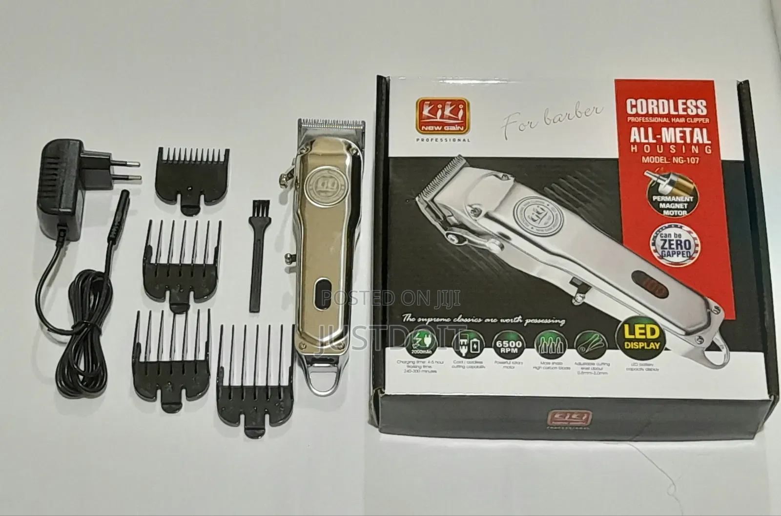 Kiki Cordless Pro Clipper With Zero-Gap Blades