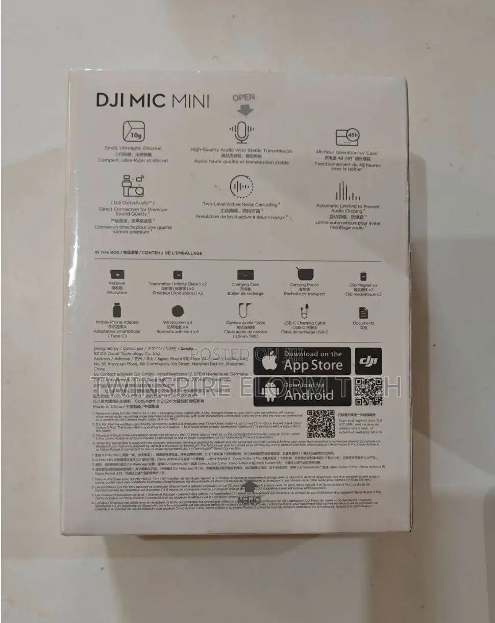 Dji Mic Mini 2-Person Compact Wireless Microphone System