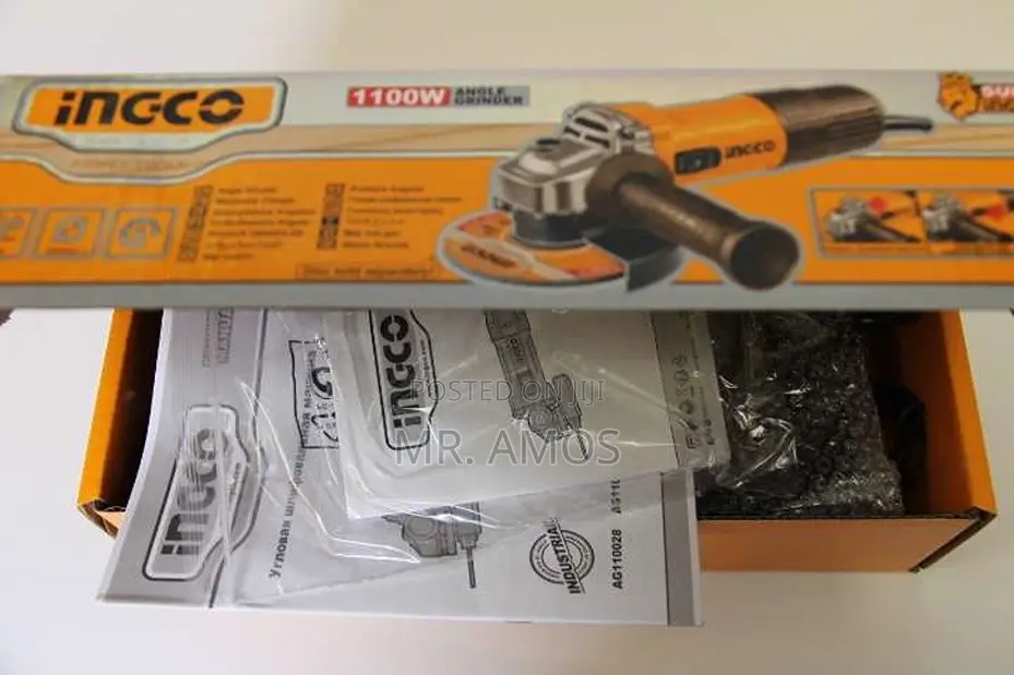 1100w Angle Grinder With Auxiliary Handle - Ag110028