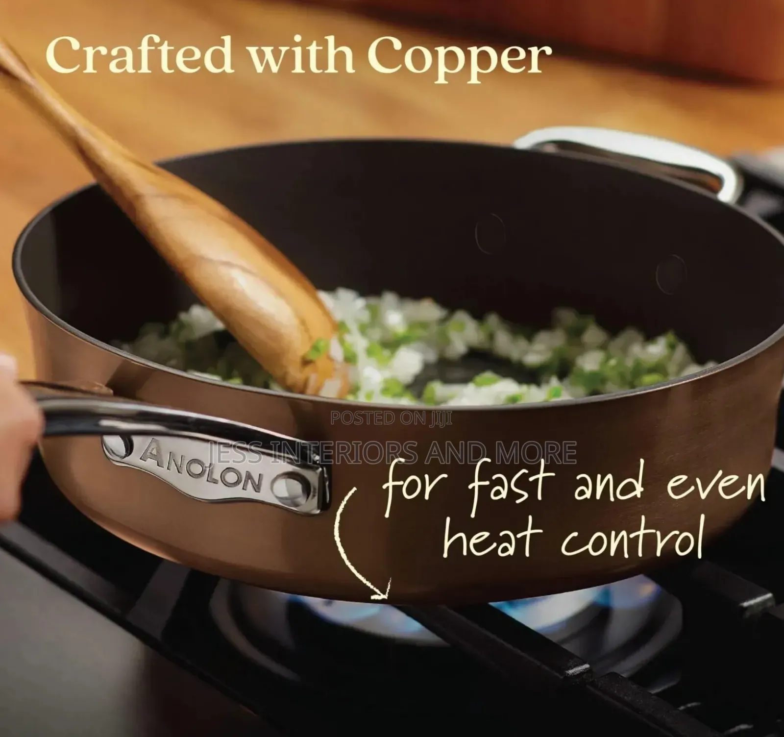 Anolon Copper Hard Anodized Nonstick Cookware Set