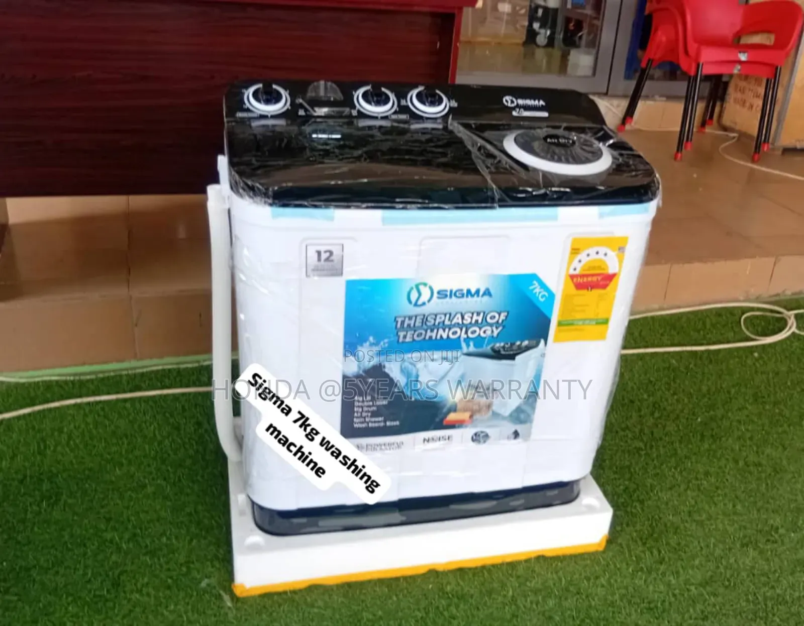 Sigma 7kg Washing Machine Semi Automatic Twin Tub 7kg Sigma