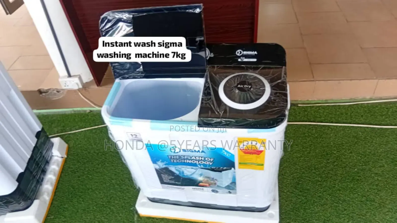 Twin Tub 7kg Sigma Washing Machine 7kg Semi Auto Sigma