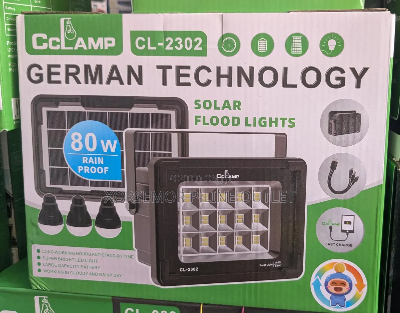 Cl-2302 Solar Flood Light