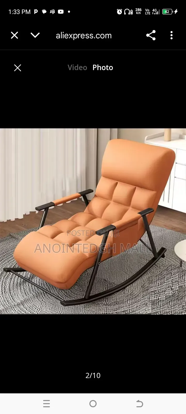 Rocking Lounge Chair/ Balcony Home Leisure Lazy Sofa