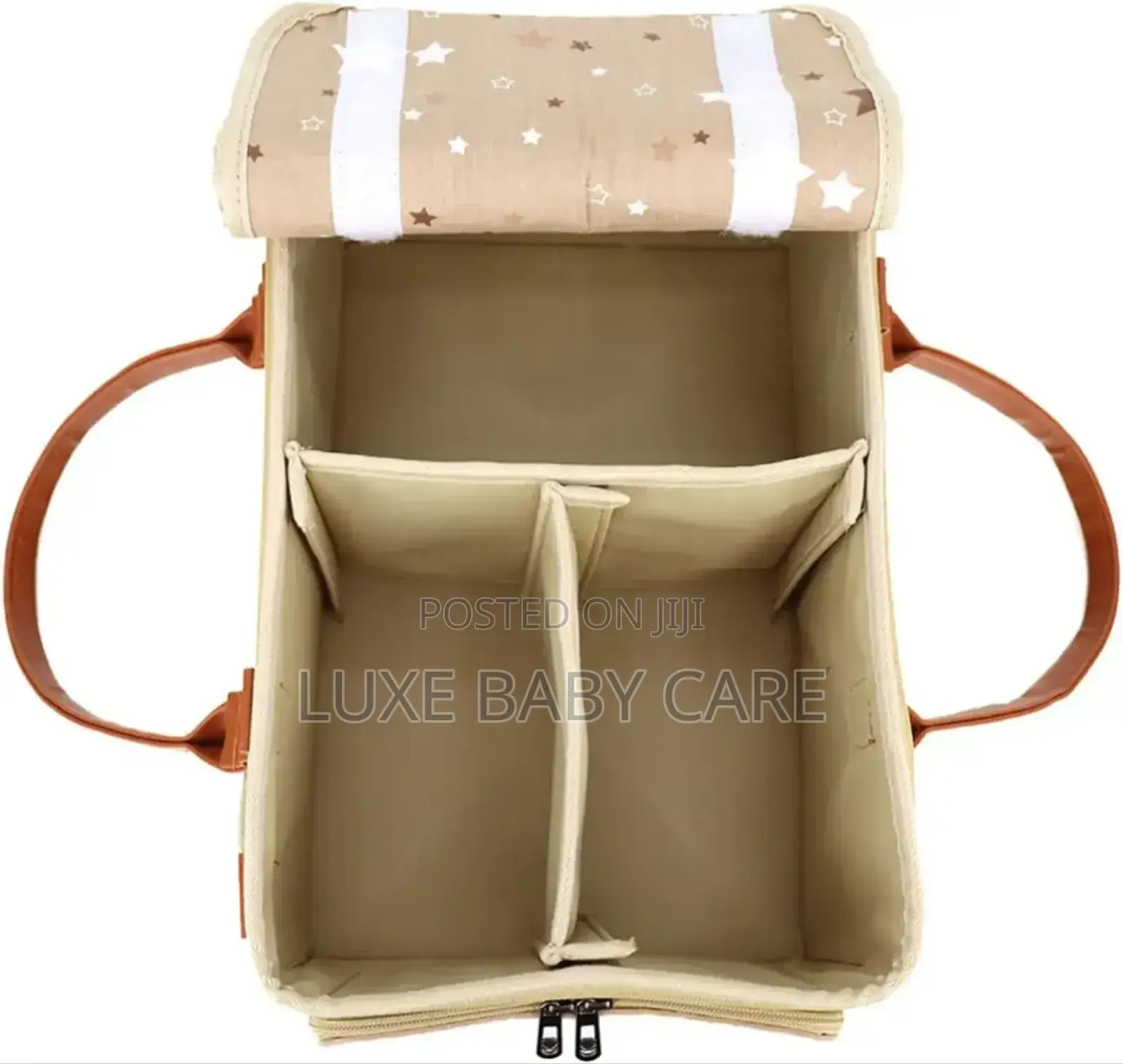 Diaper Caddy Organizer Bag With Lid and Removable Shoulder Strap