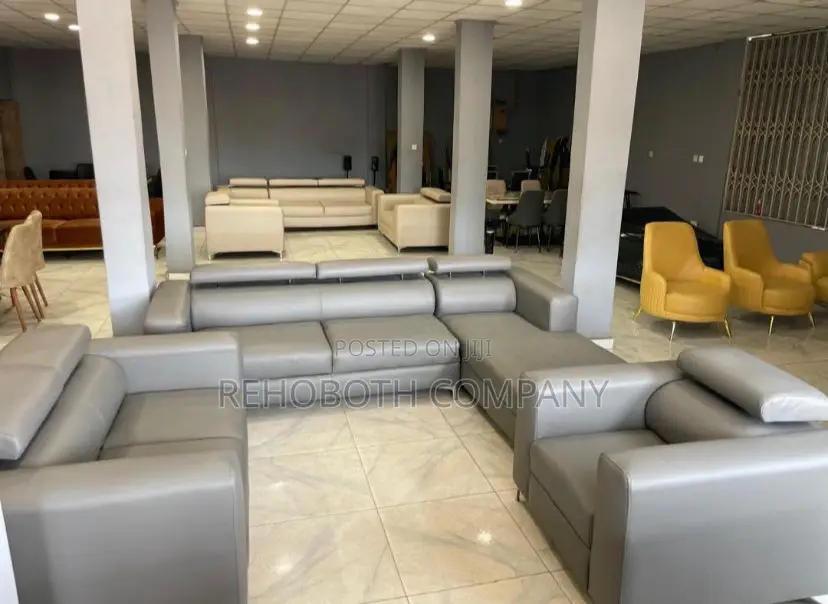 Quality Leather Sofa Chair Set