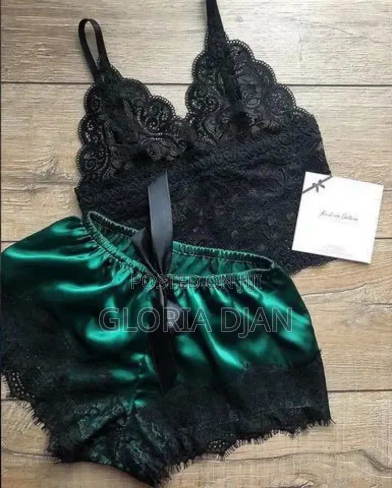 2 Pieces Sexy Satin Nightwear Wholesale