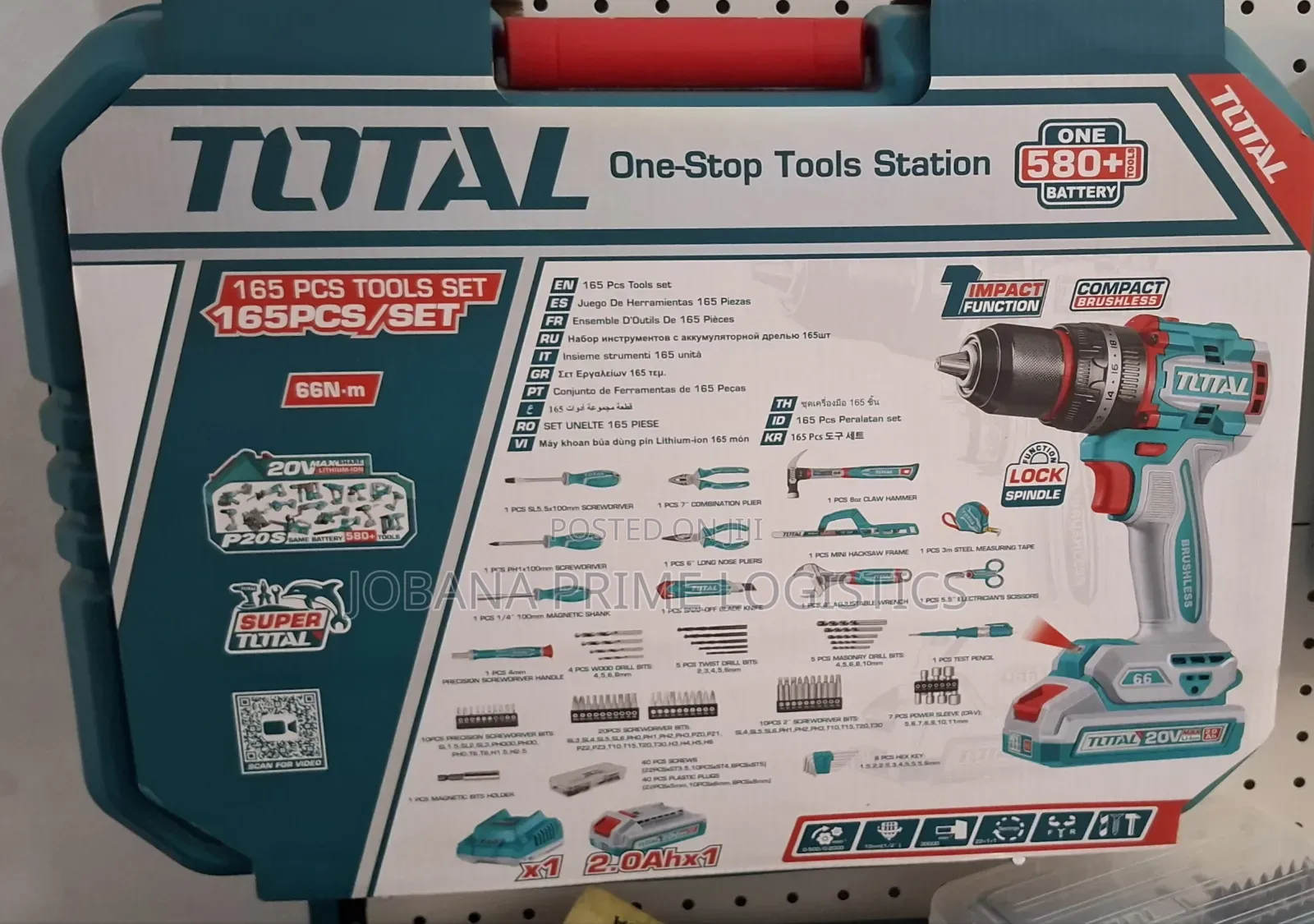 Total 165 PCS Tool Set C/W Drill