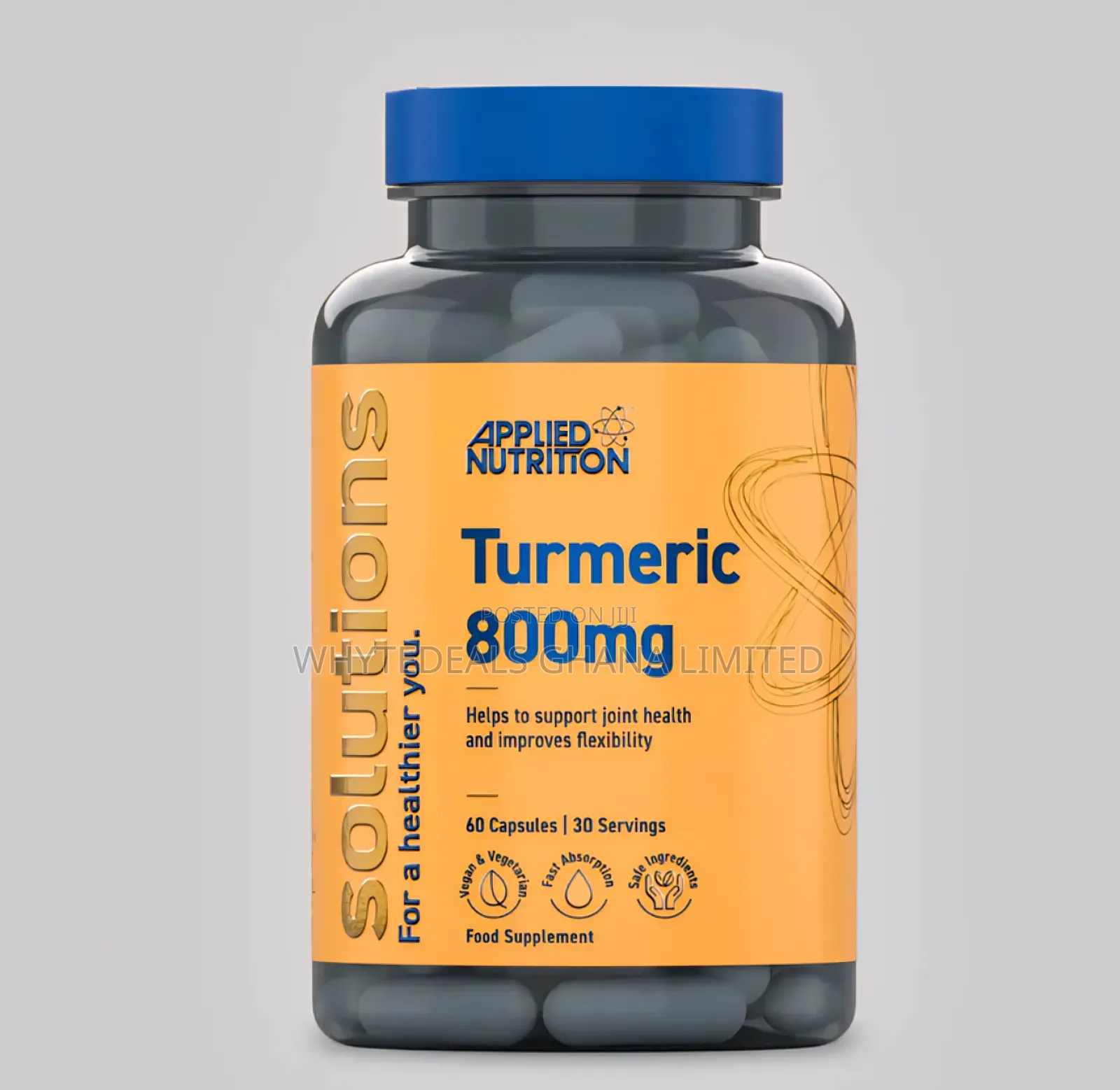 Natural Turmeric For Joint Health And Flexibility|Immune Support|800mg
