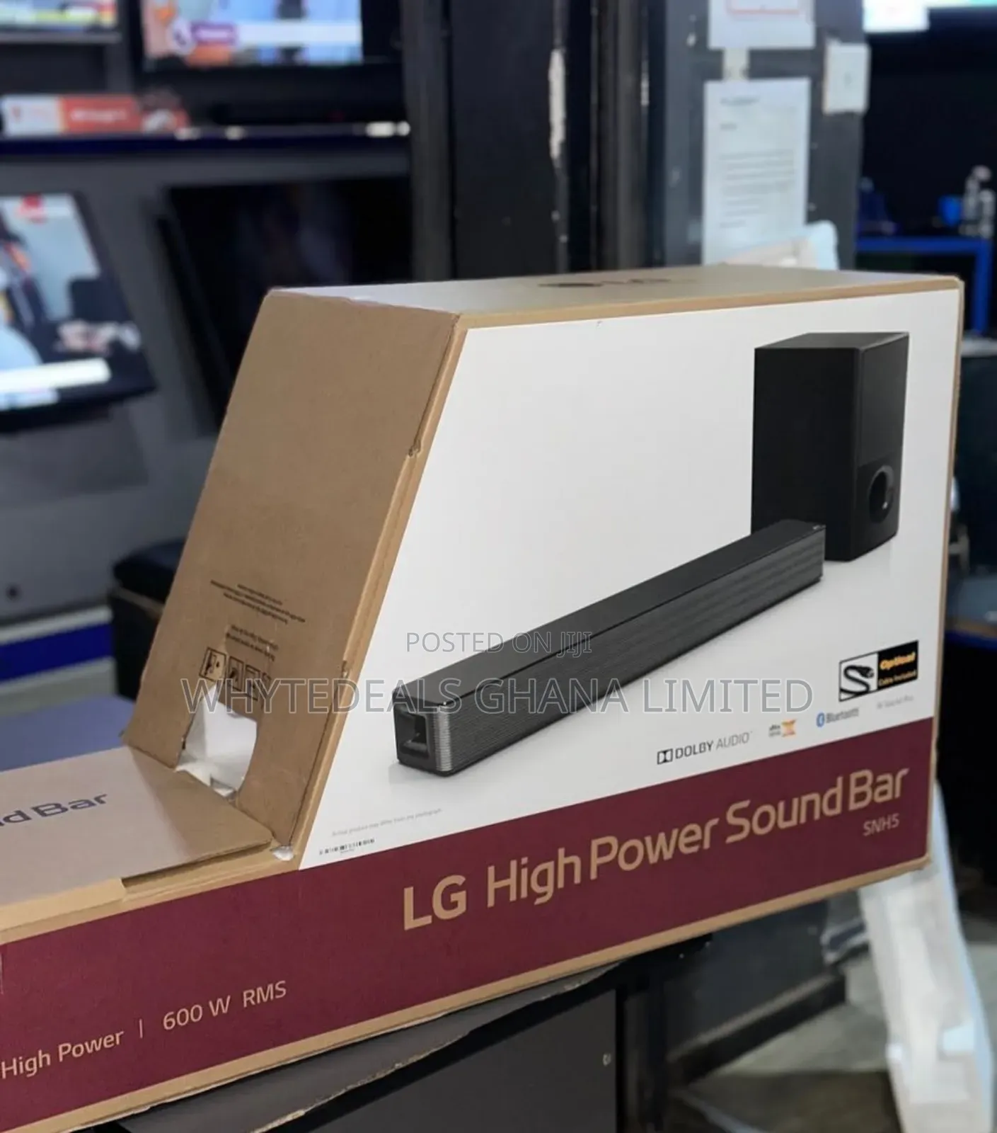 Lg 600 Watts Bluetooth Wireless Sound Bar| 4.1ch| Powerful Bass| 2025