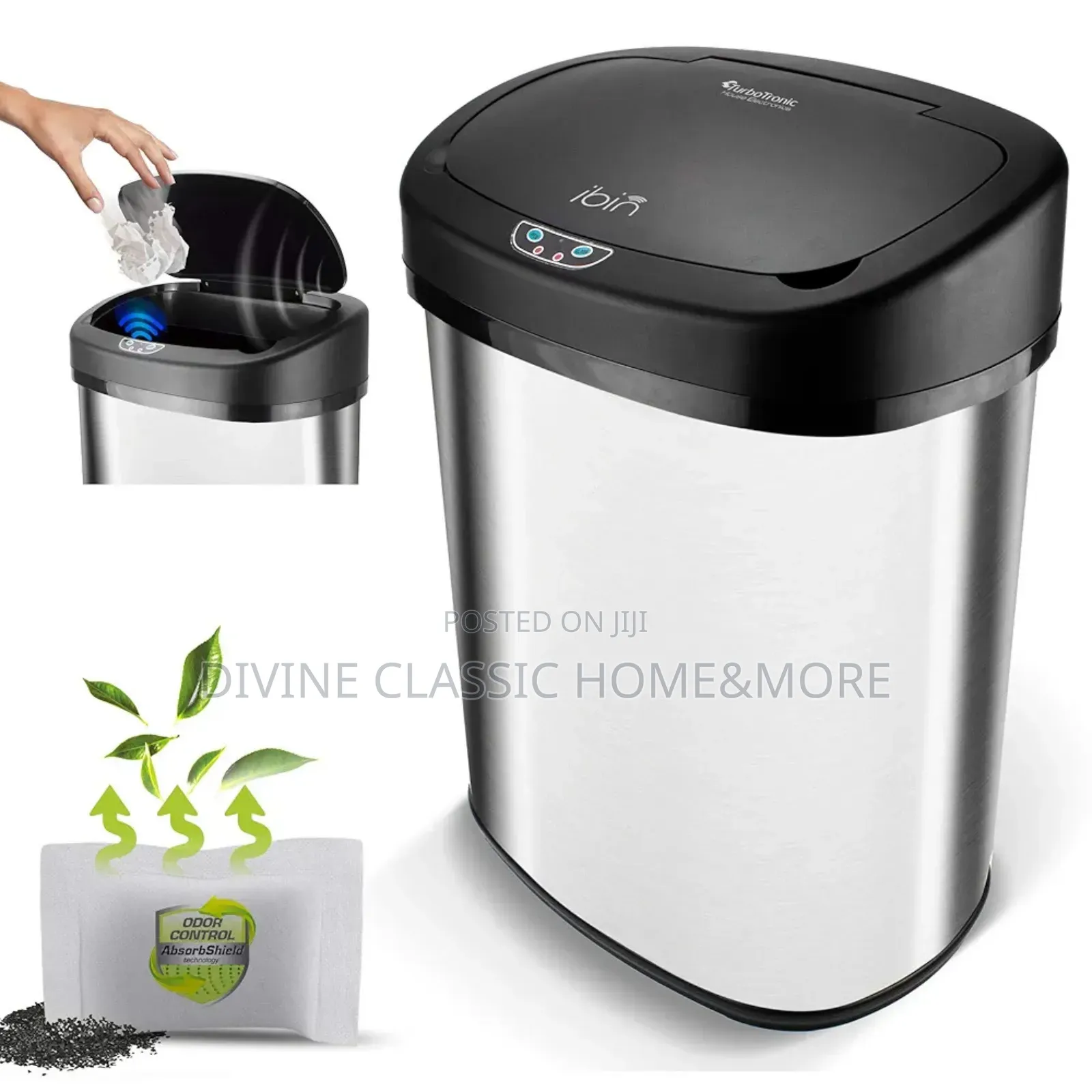 48liter Turbotronic Ibin Motion Sensor Bin