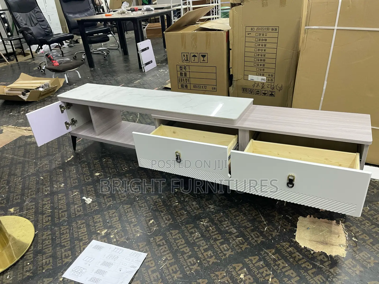 Tv Stand (Marble Top)