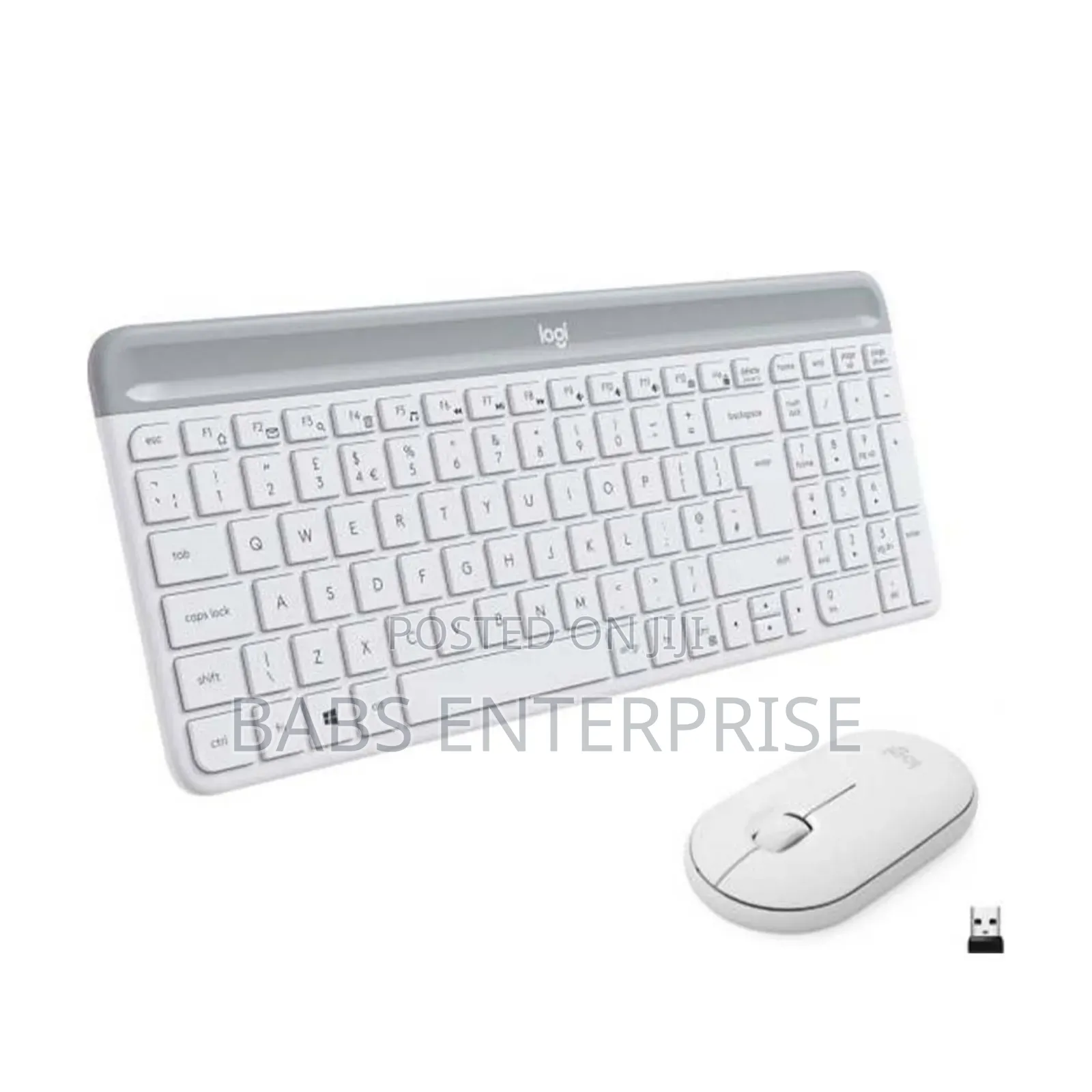 Logitech Mk470 Slim Wireless Combo-off White