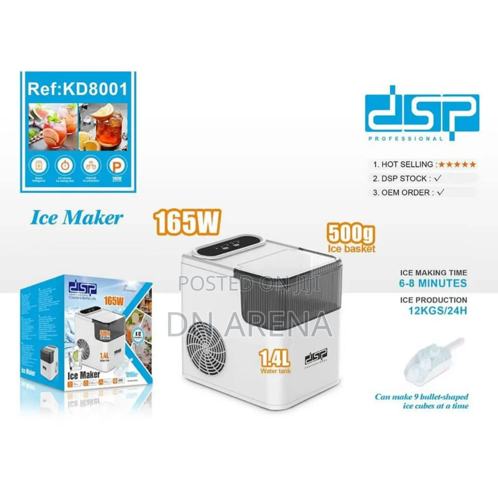 Dsp Kd8001 Ice Maker
