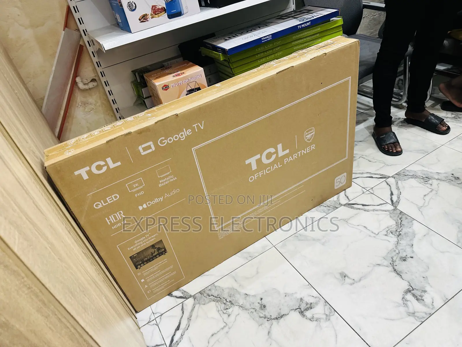 Ultra Slim Qlled Smart TCL Tv 50”S5k