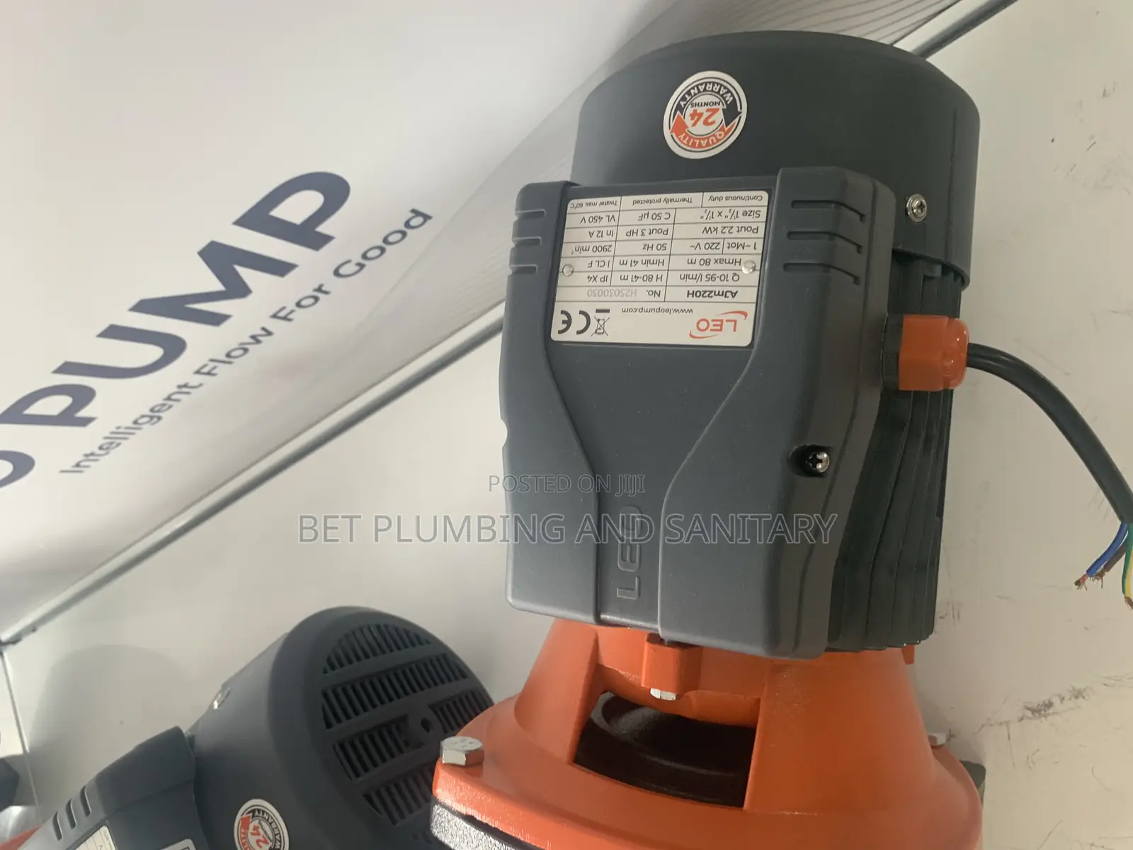 Accurate 1hp Leo Water Pump_