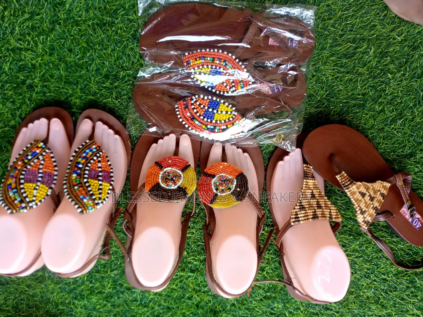 Ladies Bead Sandals