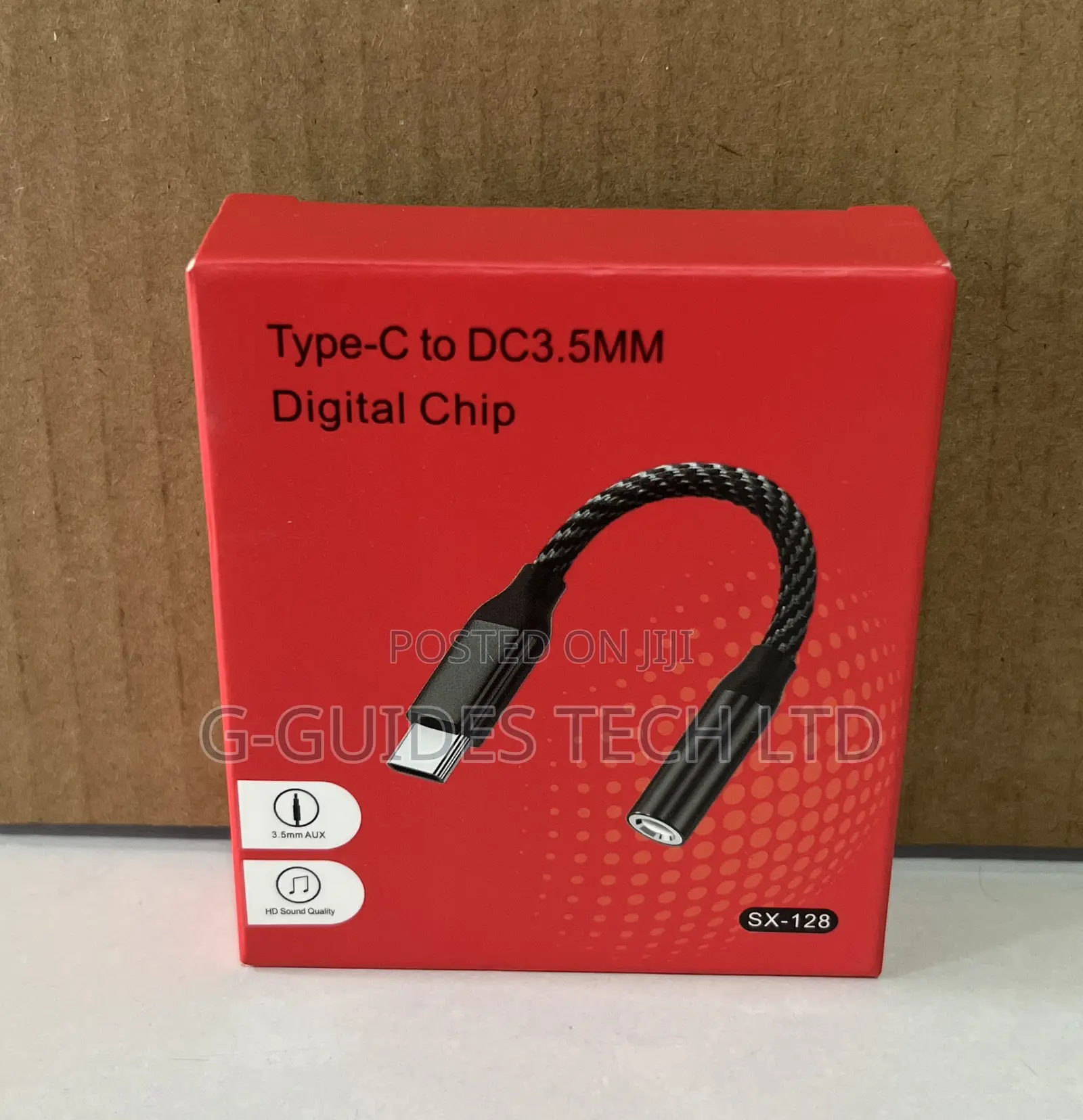 Type-C to 3.5mm Headphone Adapter With Digital Chip (Sx-128)