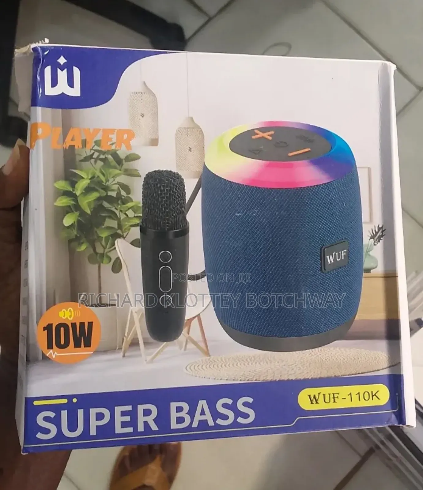 Wuf Super Bass Player With Microphone