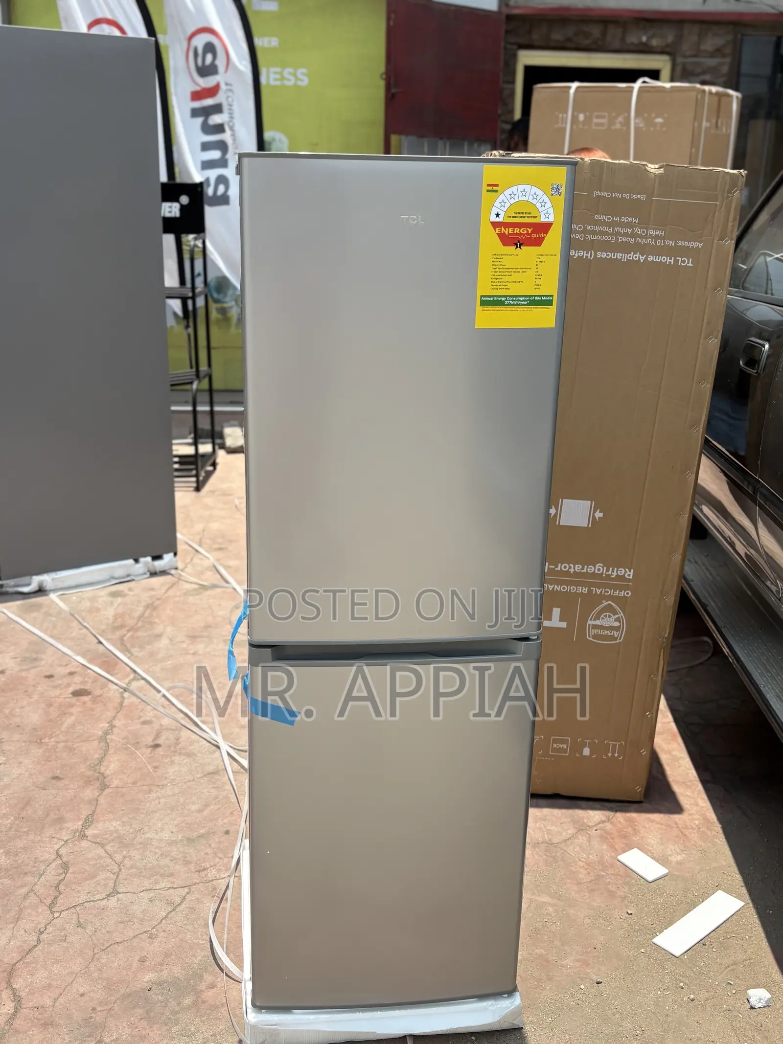 Quality Yet Affordable TCL F185bfs—142l Double Door Refrigerator.
