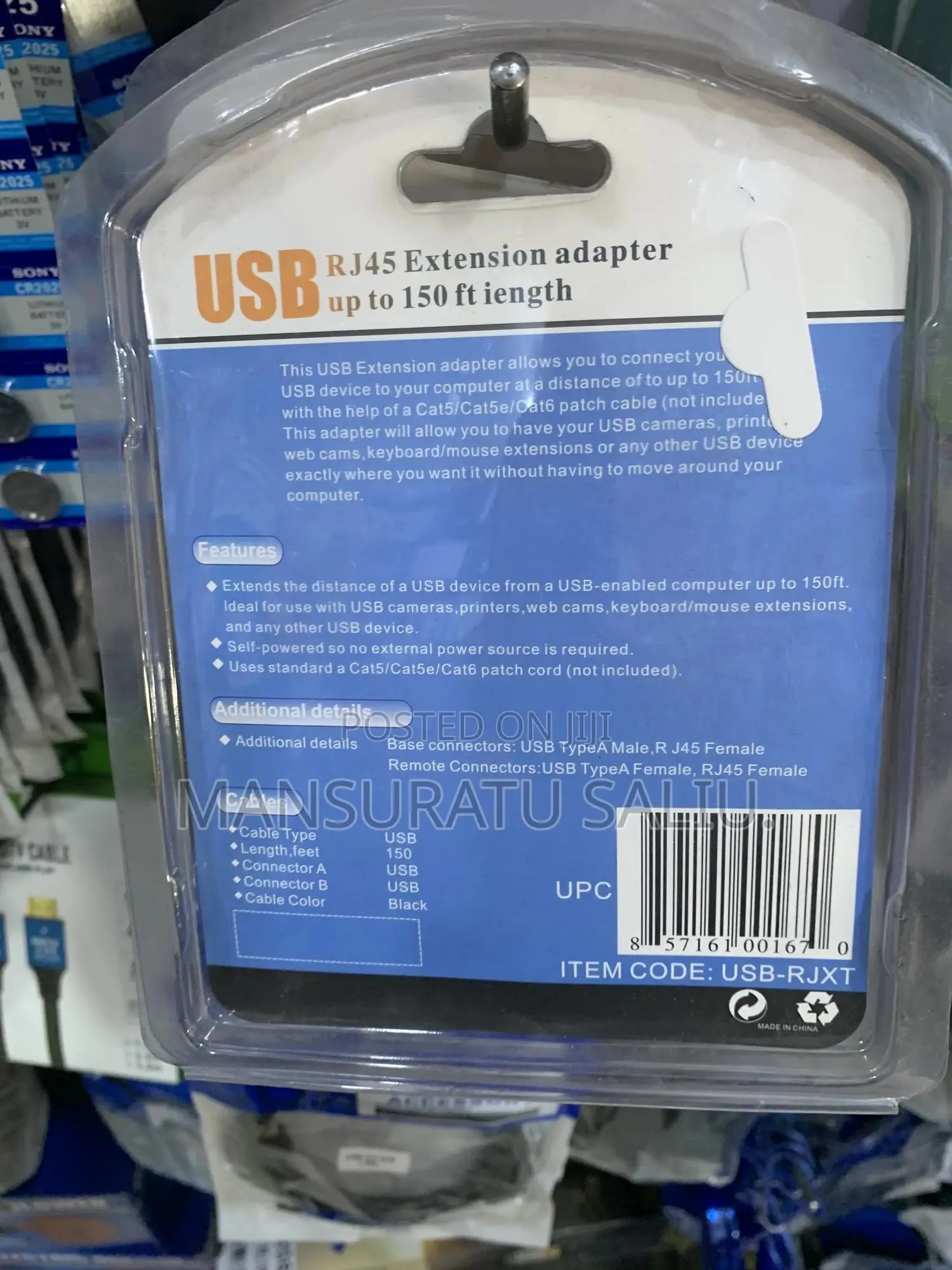 Usb Rj45 Extension Adapter