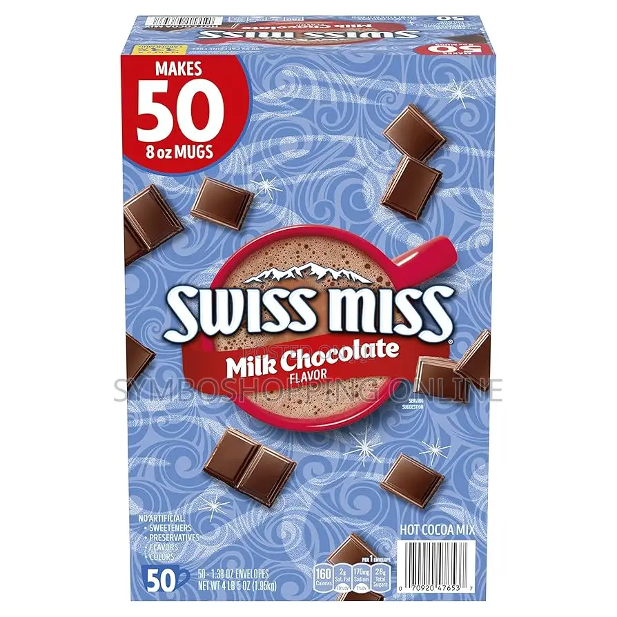 Swiss Miss Flavour Milk Chocolate 1.95kg(50×39g)