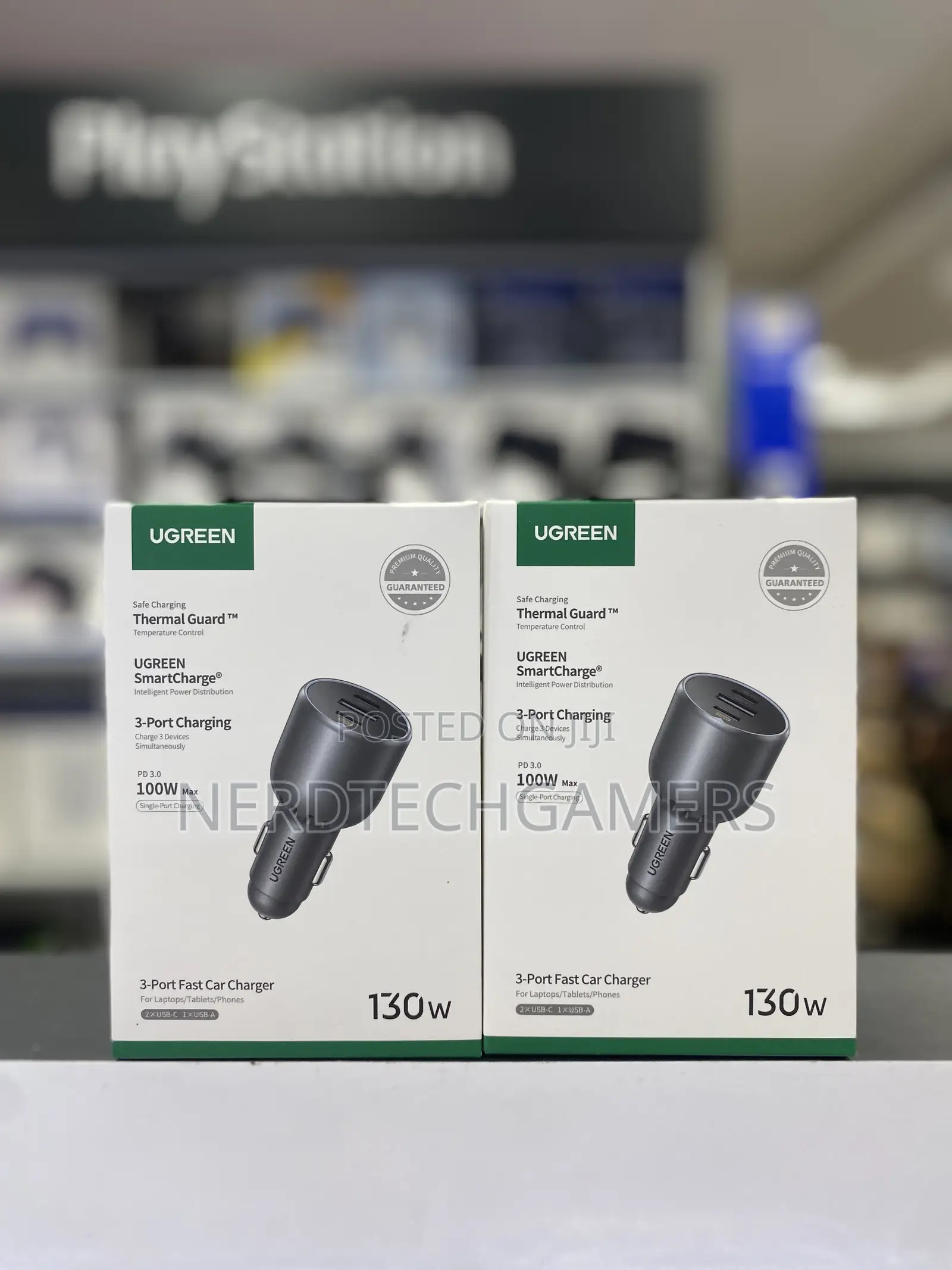 Ugreen 130w Usb C Car Charger, Pd 100w