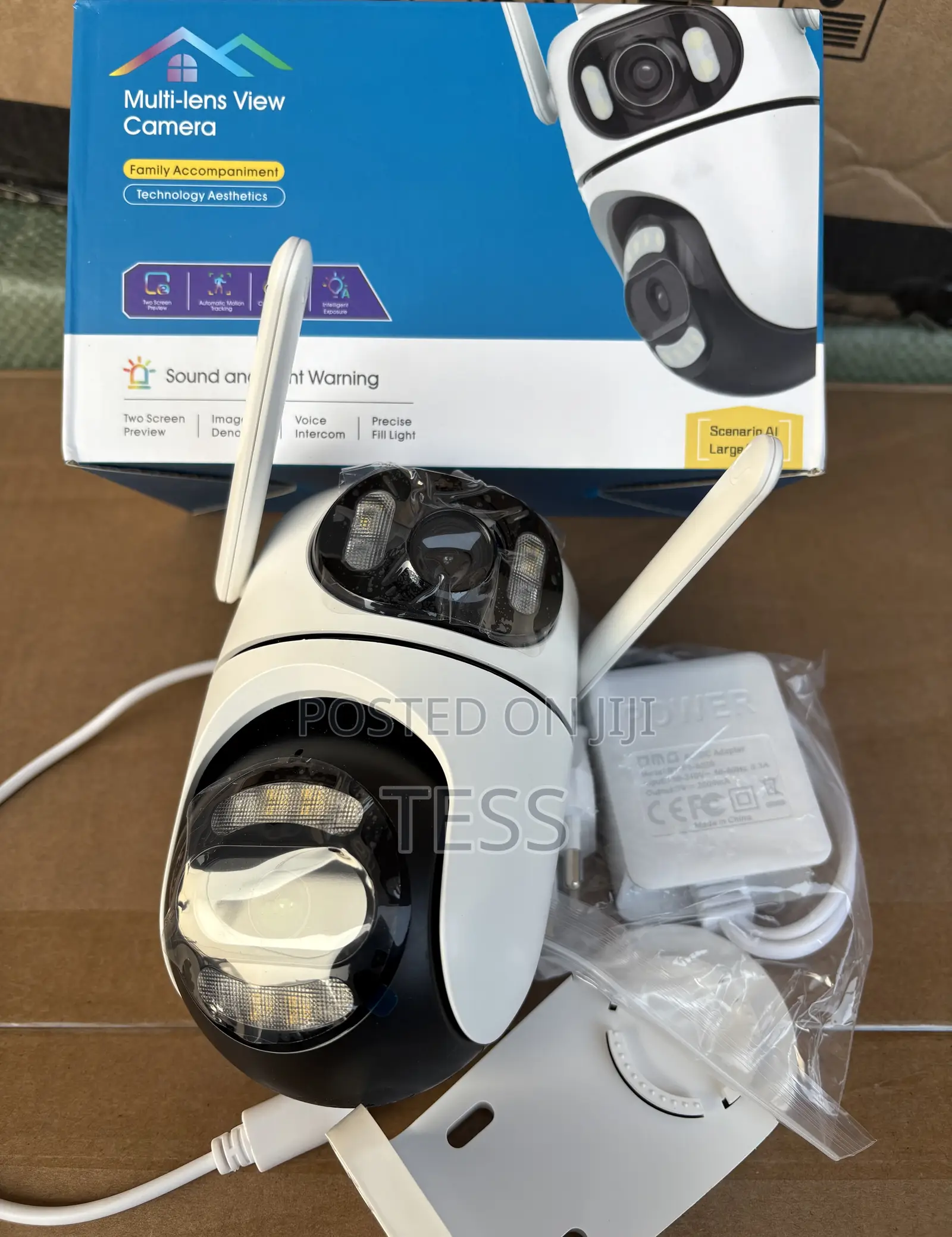 Wifi PTZ Camera Dual Lens 6mp 2 Way Talk (Icsee App)