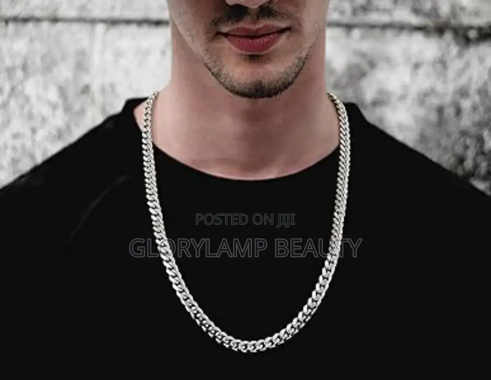 Men’S Silver Cuban and Gold Chain Necklace – Stylish Hip Hop Jewelry