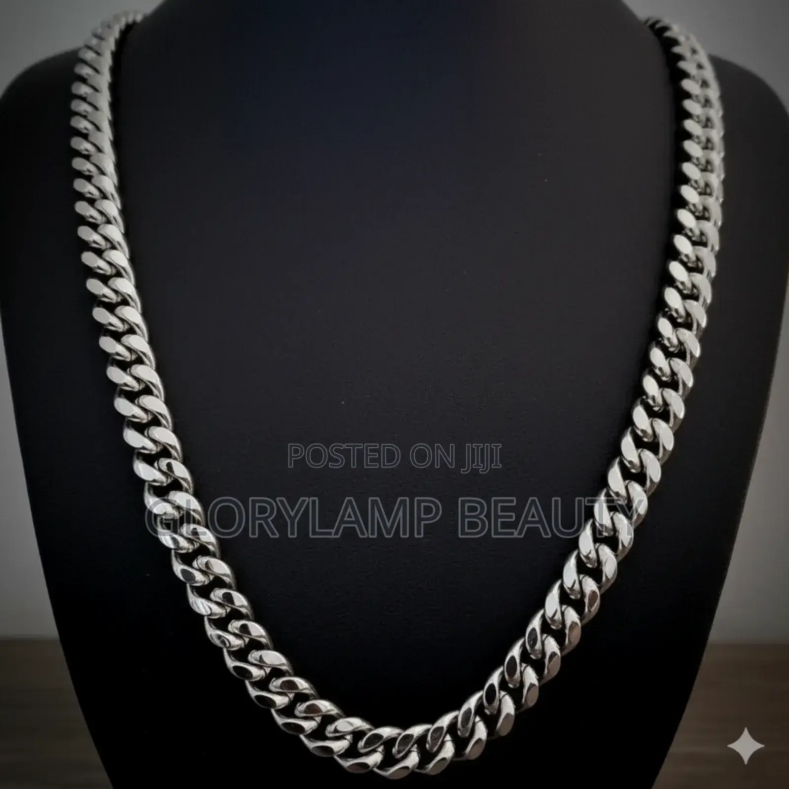 Men’S Silver Cuban and Gold Chain Necklace – Stylish Hip Hop Jewelry
