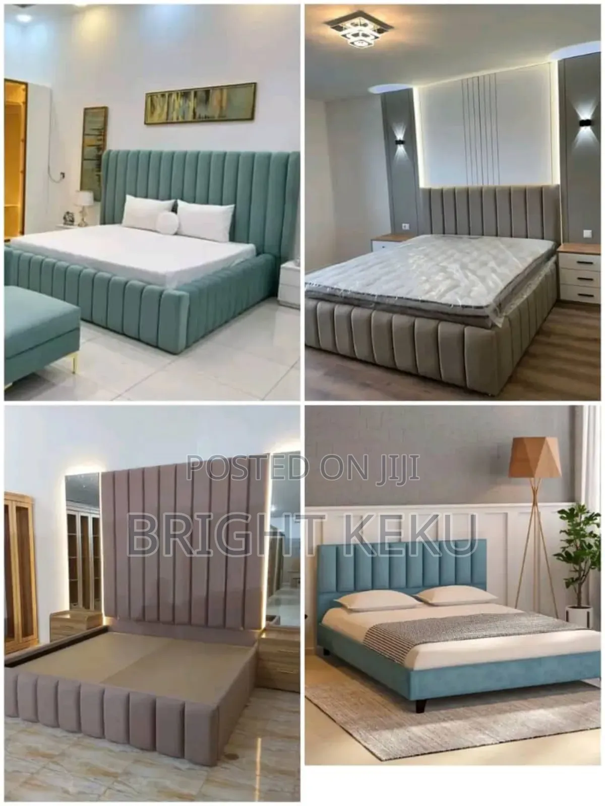 King and Queen Size Bed Frame With Mattress Already for Each Price