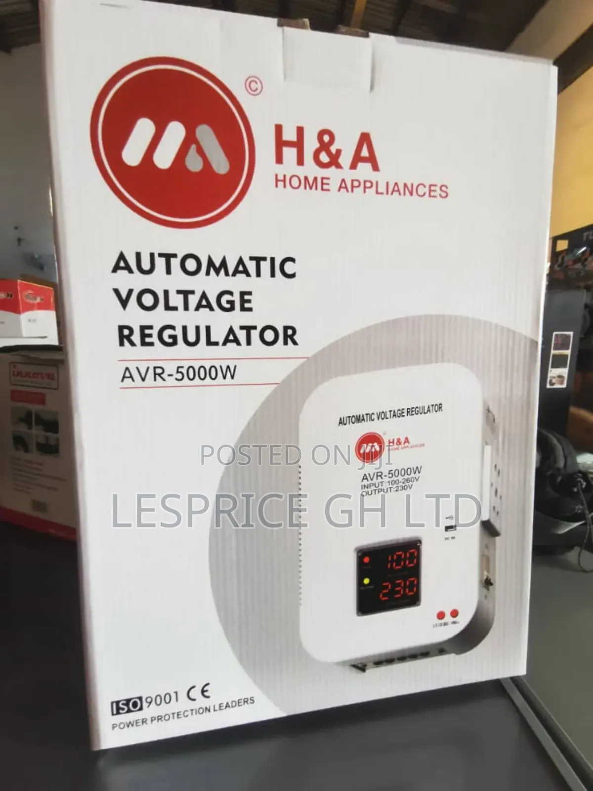 Wide Input Voltage Range~5000w/Stabilizer
