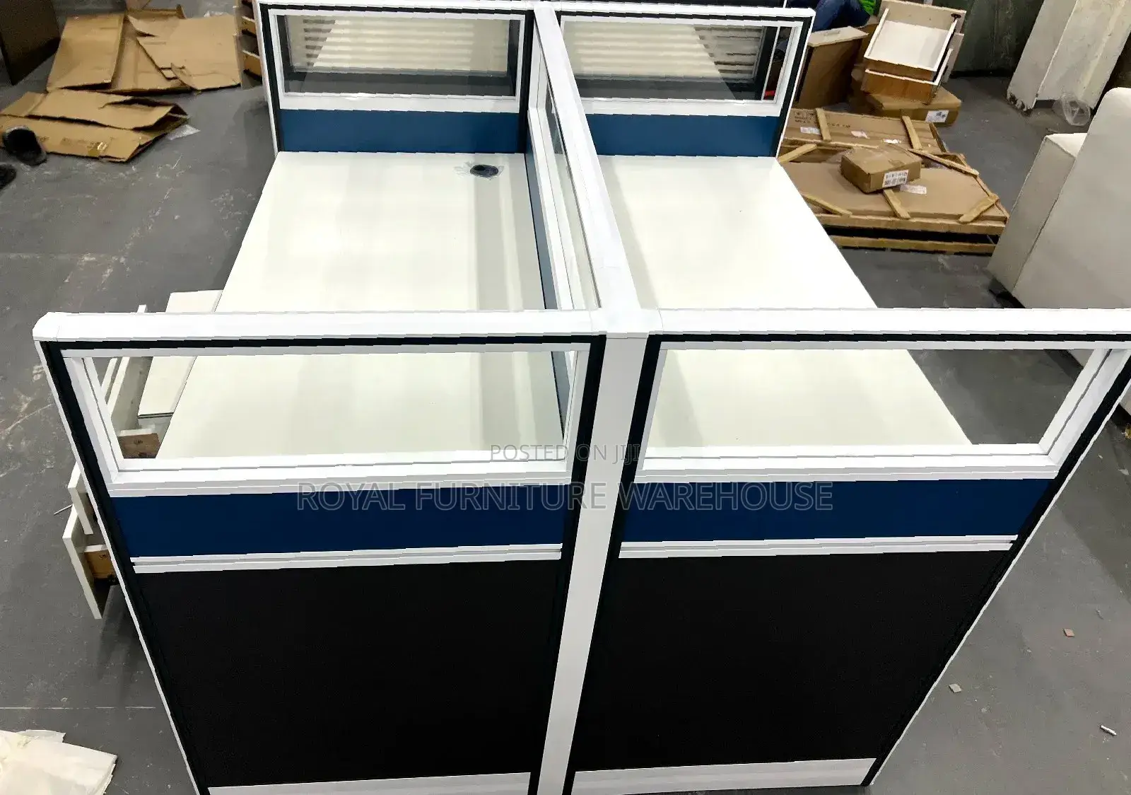 2 Opposite Chambers Stationary Office Desk Work Station