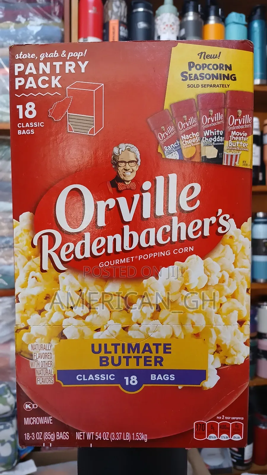 Orville Redenbacher's Ultimate Butter Popcorn, 18pcs