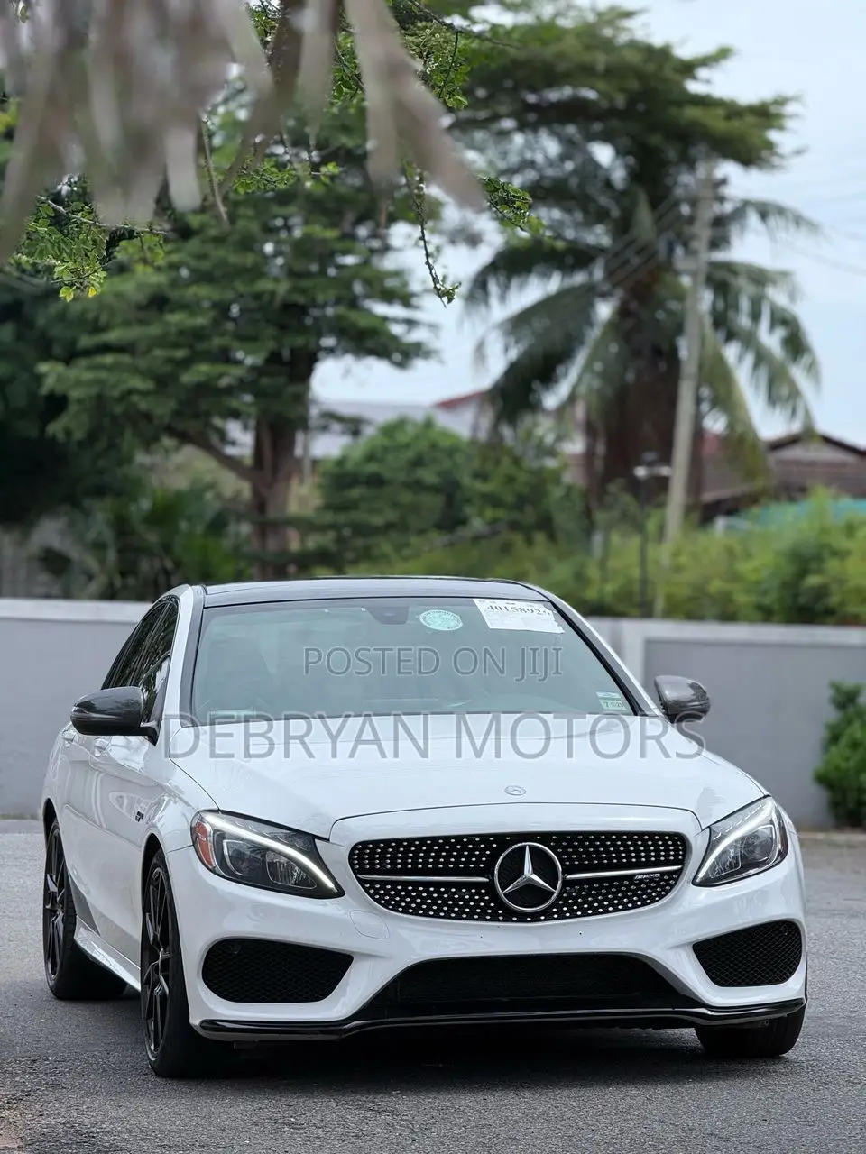 Mercedes-Benz C43 4Matic Sedan AWD (3.0L V6 9AM) 2017 White