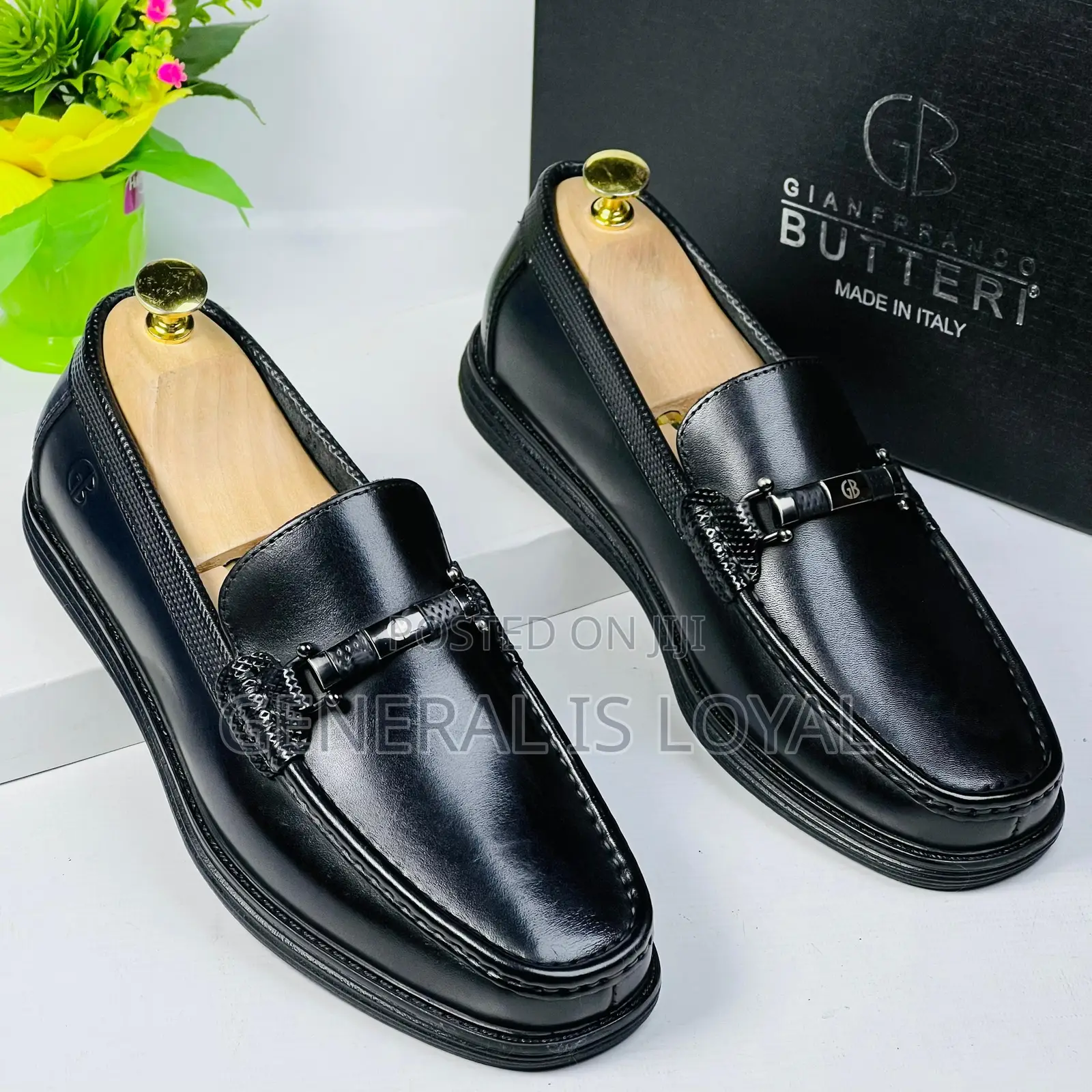 Gianfranco Butteri Brogues Black  Men Loafers Shoe