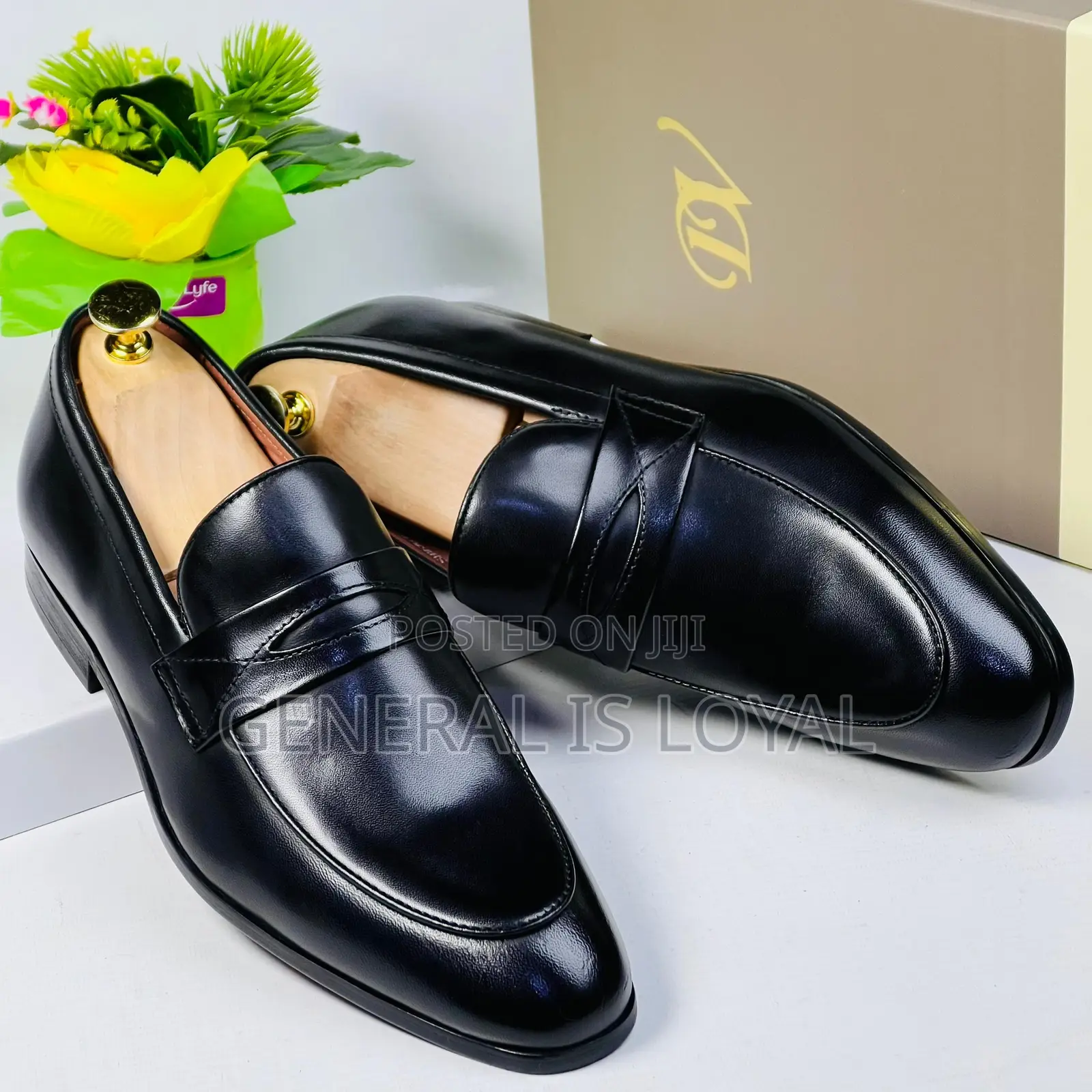 Dino Verratti Men Black Leather Men Loafers Shoe