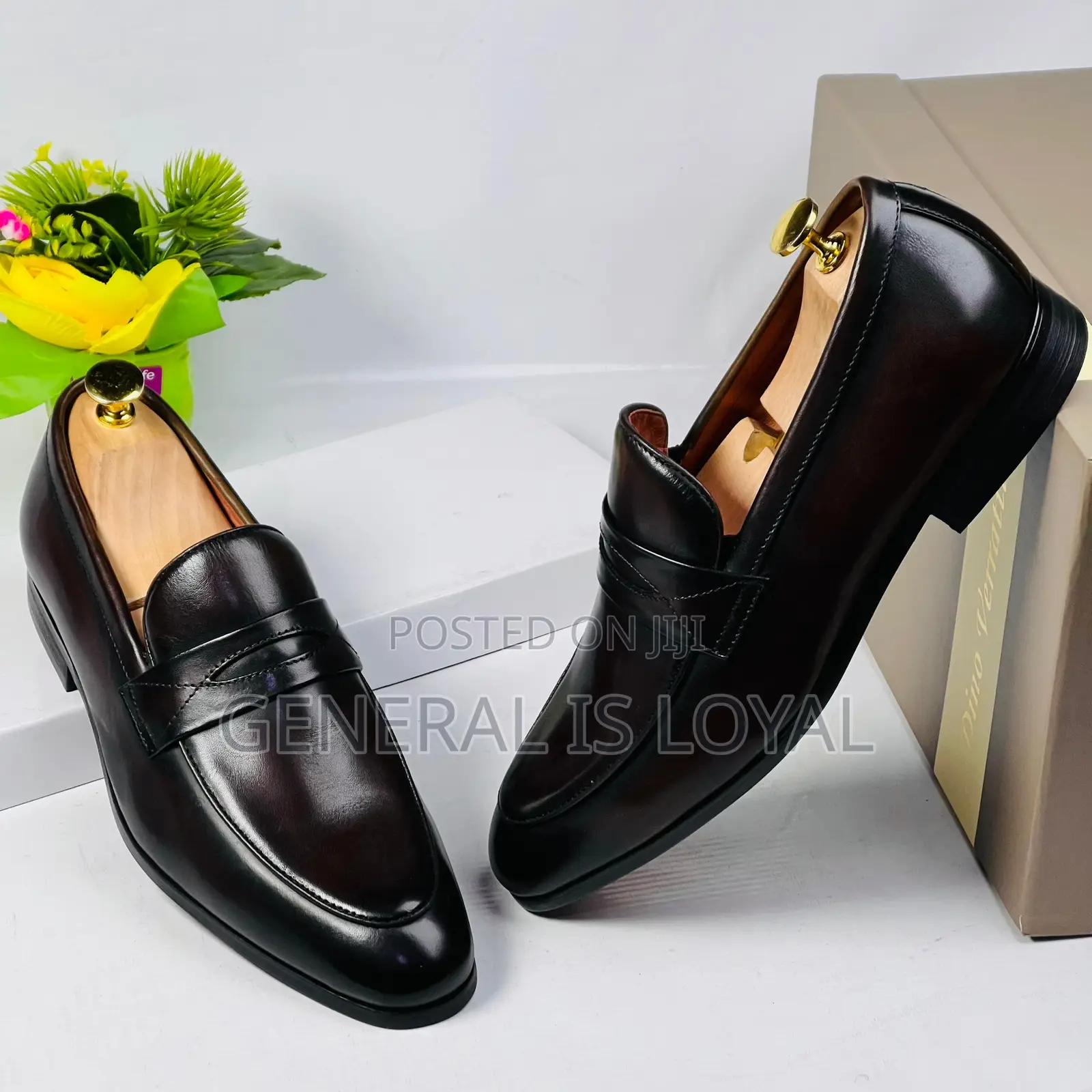 Dino Verratti Men Dark Coffee Leather Men Loafers Shoe