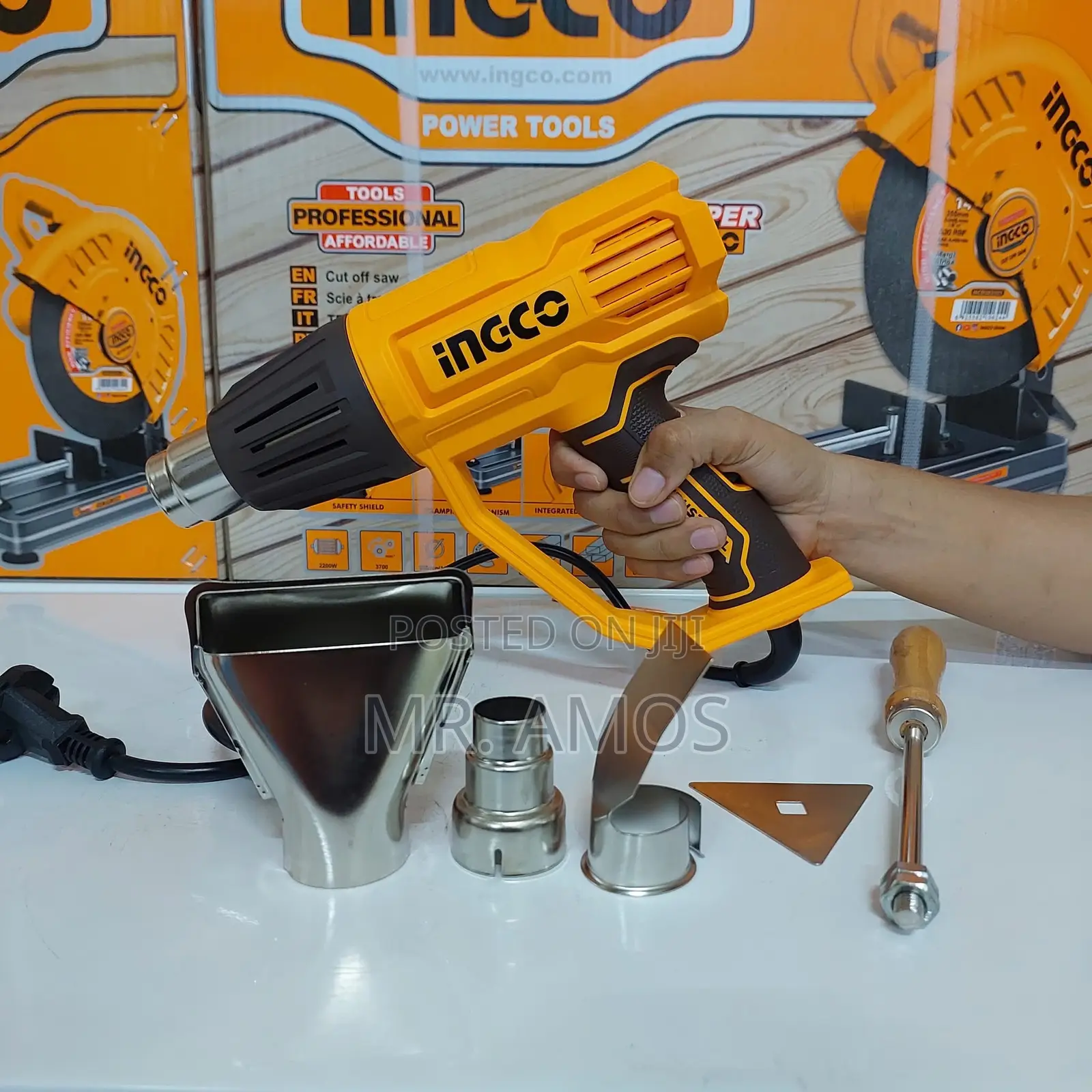 2000 Watt Heat Gun + 4pcs Accessories Set - Hg200078