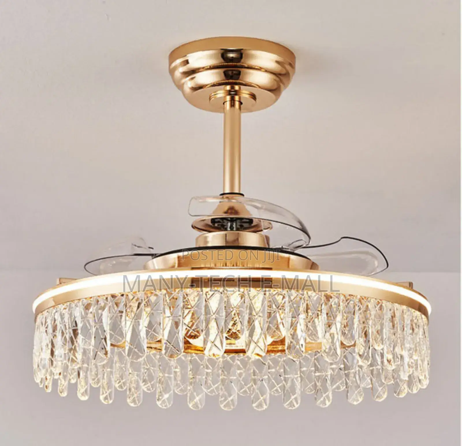 Durable Remote Control Ceiling Fan With Light.