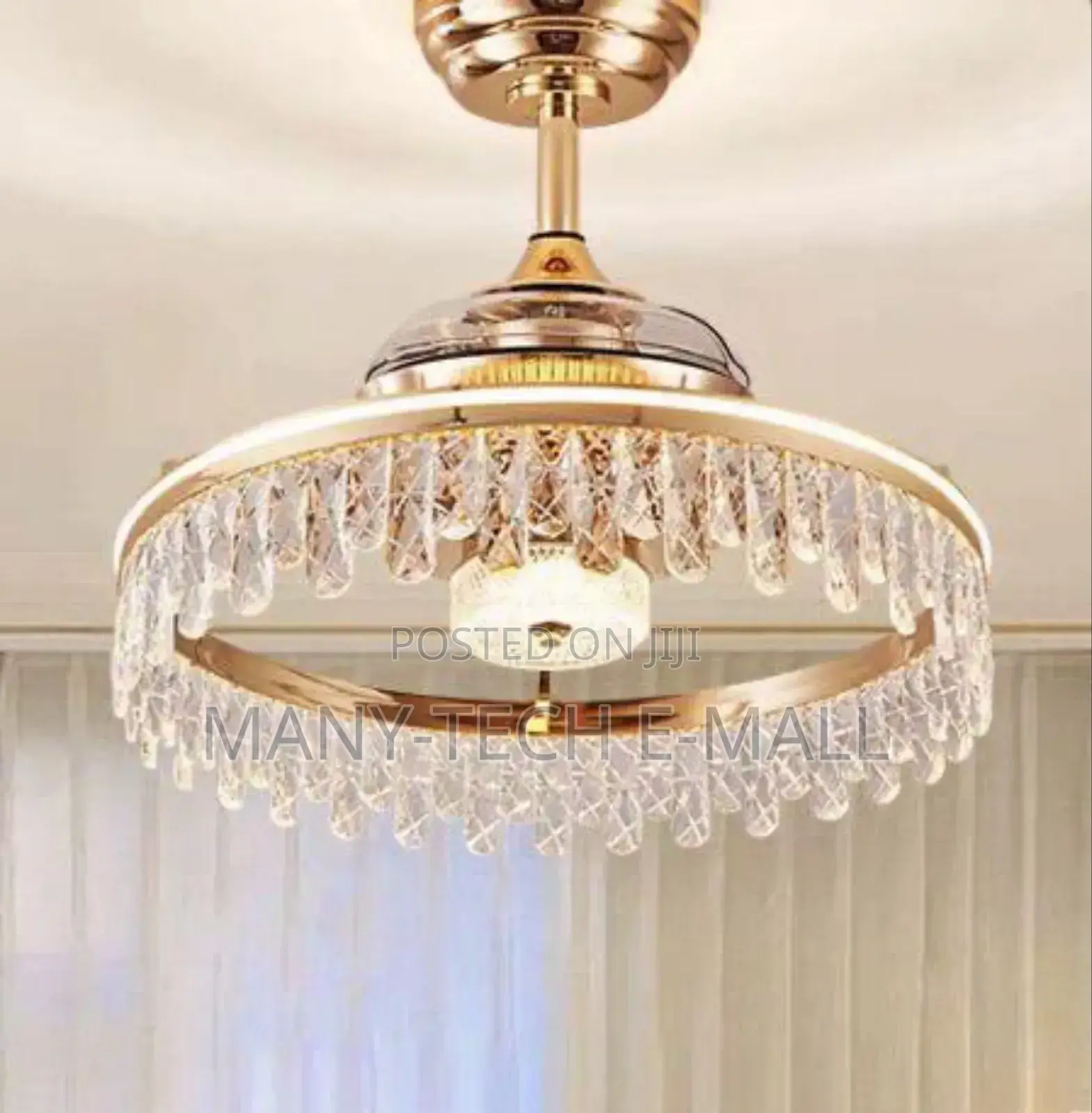 Durable Remote Control Ceiling Fan With Light.