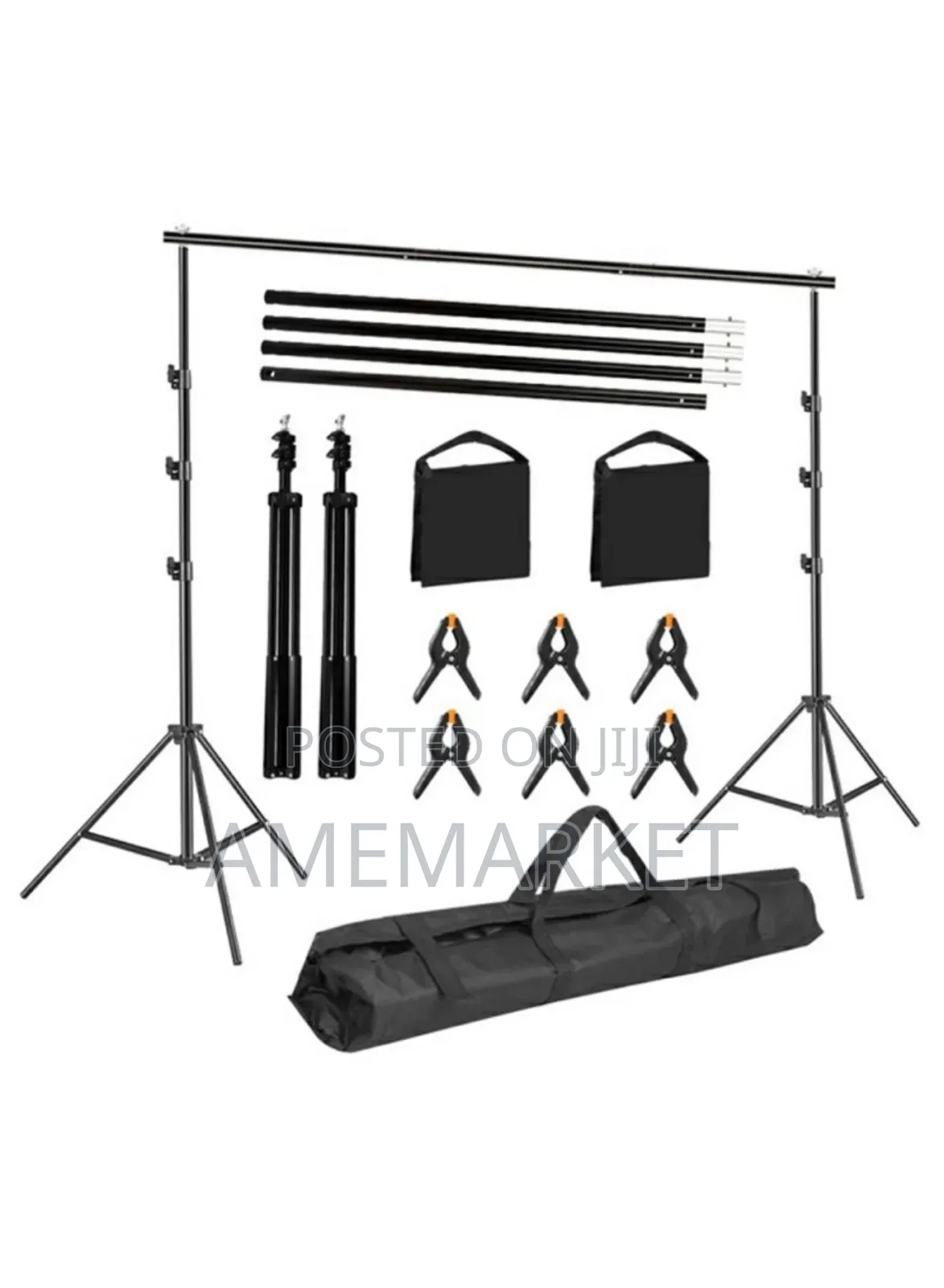 3mx3m Photo Studio Background Stand Metal Photography Backdrop