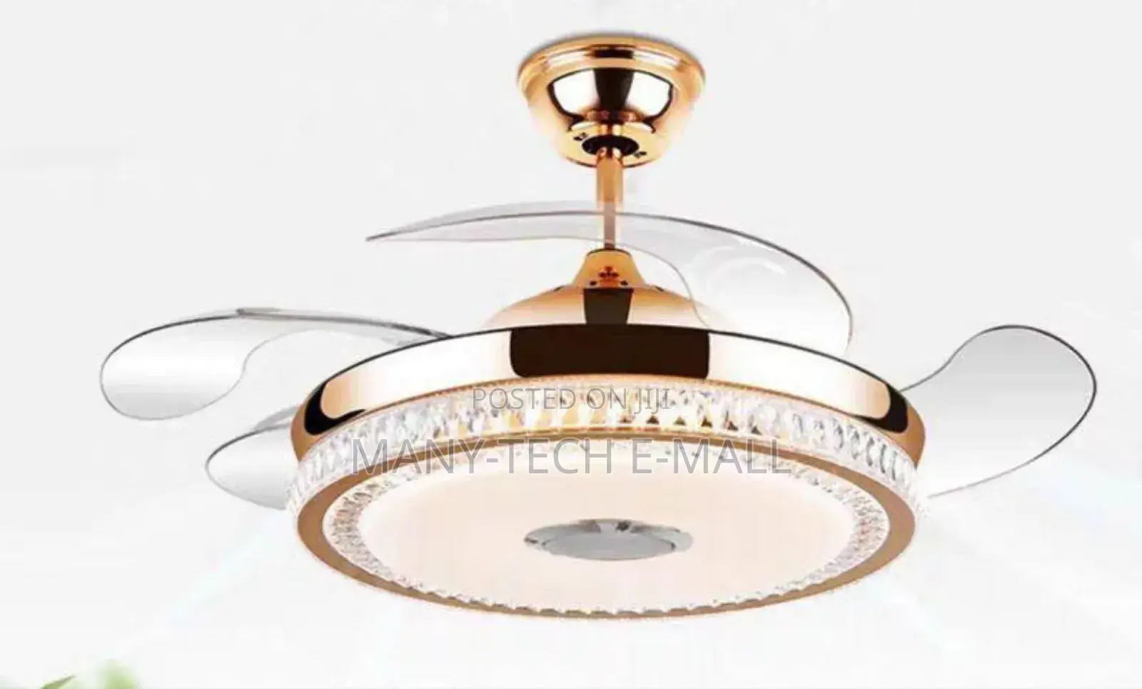 Bluetooth Remote Control Fan With Light.