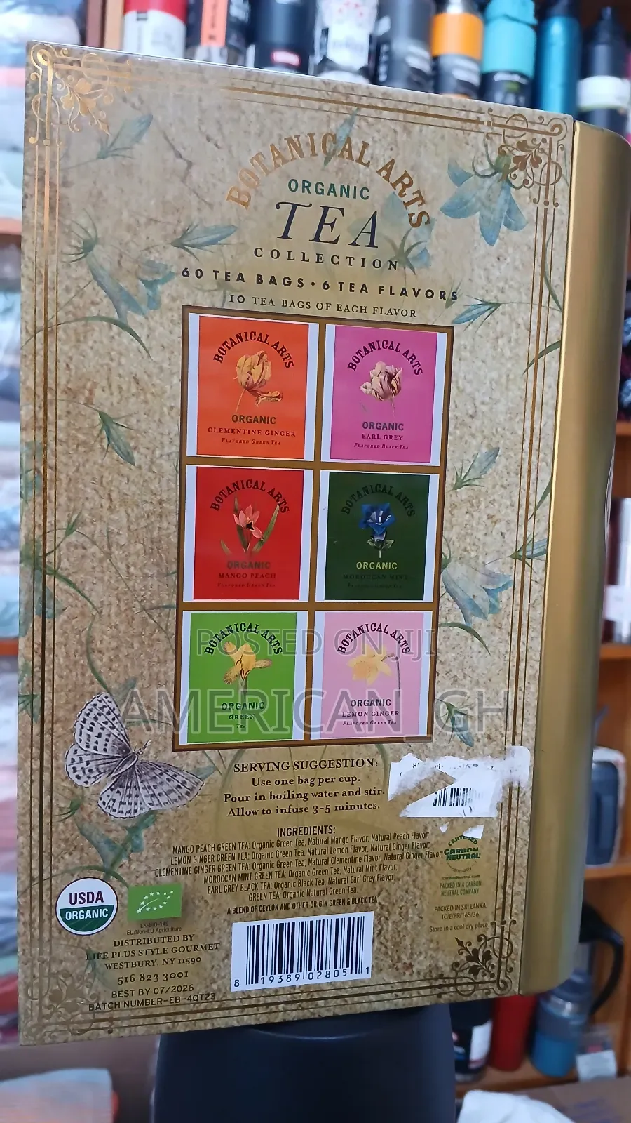 Botanical Arts Organic Tea Collections, 60 Bags